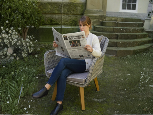 Przejdź do produktu Stylowy fotel ogrodowy z technorattanu LARGO