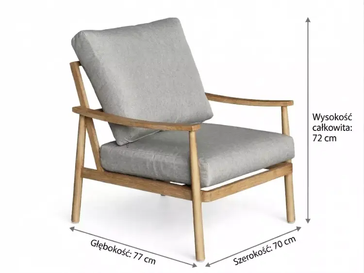 Fotel ogrodowy SERANO wymiary.webp