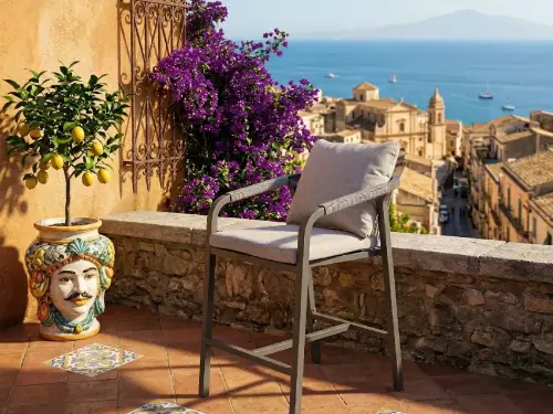 Przejdź do produktu Krzesło Barowe Hoker Ogrodowy Fotel Na Taras BREZZA