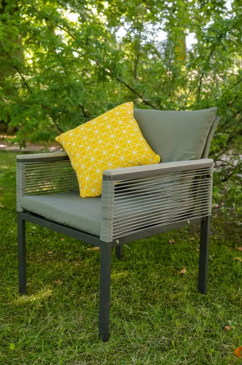 Fotel na balkon taras CORTO aluminiowy.webp