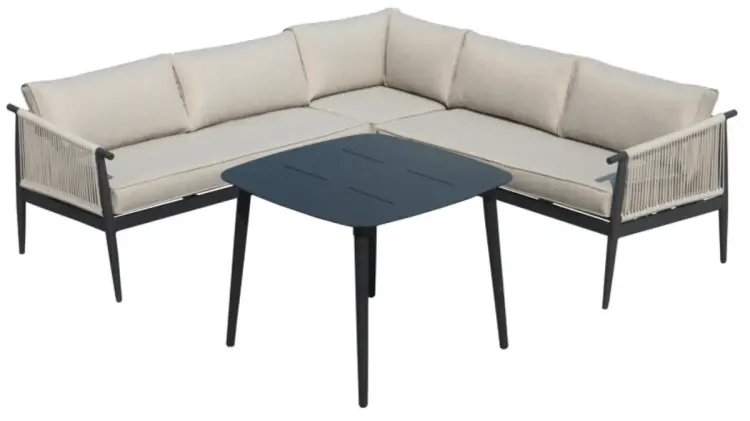 Komplet tarasowy, narożnik aluminiowy z poduszkami + stolik_1.webp