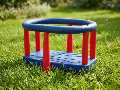 Przejdź do produktu Siedzisko kubełkowe dla dzieci Huśtawka kubełkowa niebiesko-czerwona (bez łańcucha) 