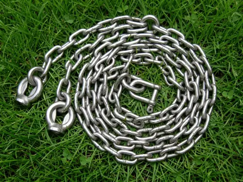 Przejdź do produktu Zestaw łańcuchów ze stali nierdzewnej do huśtawek 2 m