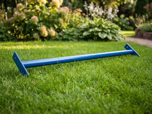 Przejdź do produktu Drążek metalowy do akrobacji na plac zabaw 1250mm niebieski