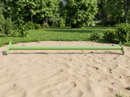 Przejdź do produktu Drążek metalowy do akrobacji na plac zabaw 900mm jasnozielony