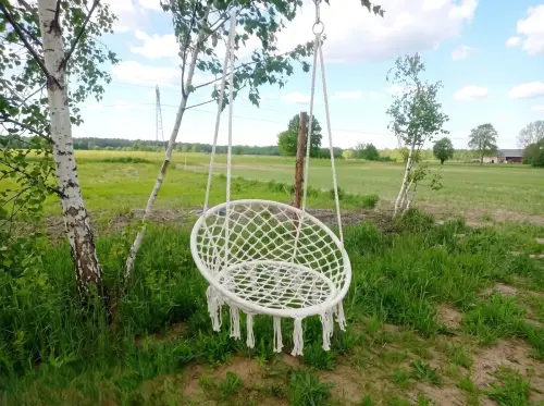 Przejdź do produktu Fotel wiszący z plecionej liny NIDO