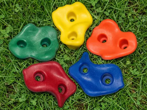 Przejdź do produktu Kamienie do wspinaczki plastikowe kolorowe 5szt. 