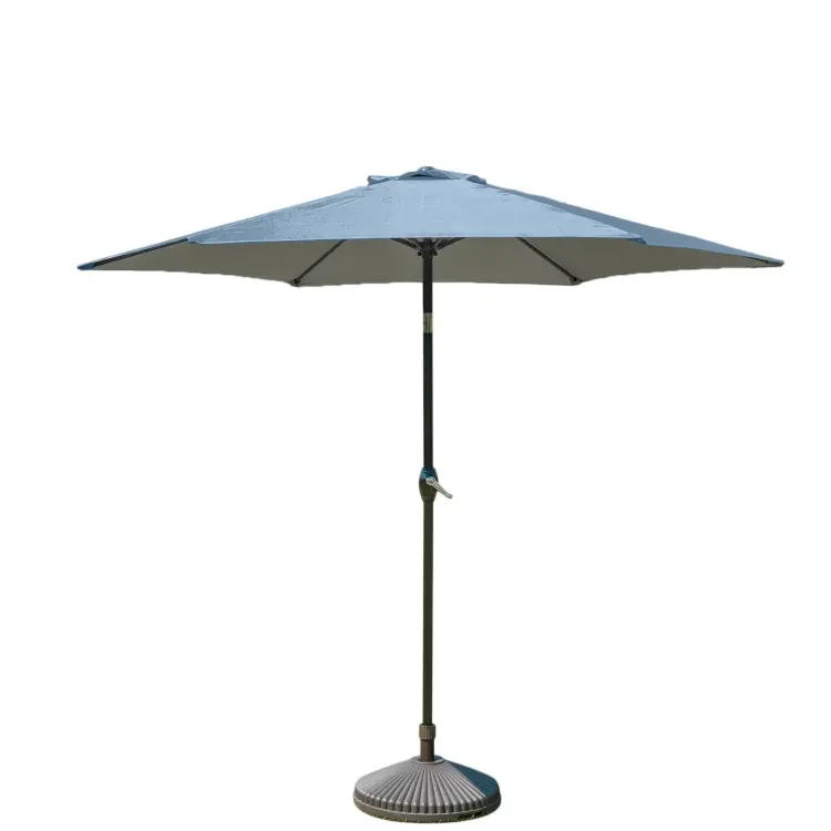 Parasol  Okrągły Jasny Szary 2_4.webp