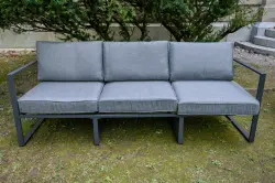 Duża sofa ogrodowa 204cm z aluminium MOSTRARE