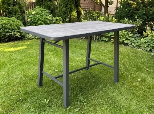 Przejdź do produktu Wysoki Stół Aluminiowy BREZZA Prostokątny Szary
