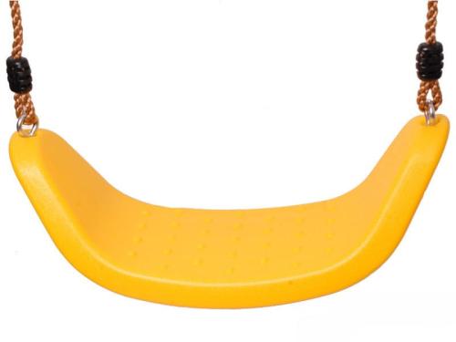 Przejdź do produktu Siedzisko dla dzieci GIOIA plastikowe huśtawka na sznurku żółta