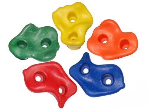 Przejdź do produktu Kamienie do wspinaczki plastikowe kolorowe 5szt. 