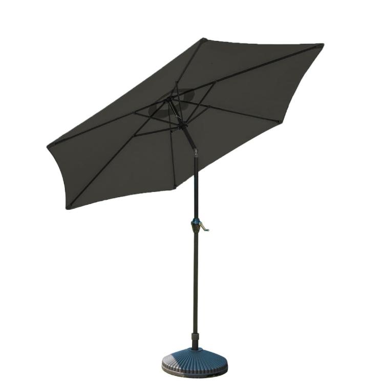 Parasol Okrągły Ciemny Szary.jpg