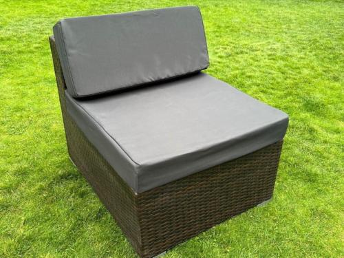 Przejdź do produktu Komplet poszewek na poduszki mebli ogrodowych 70x70 i 70x30 – siedzisko + oparcie – szary