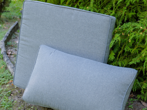 Przejdź do produktu Poduszki szare od zestawu MOSTRARE oparcie i siedzisko (2szt.)