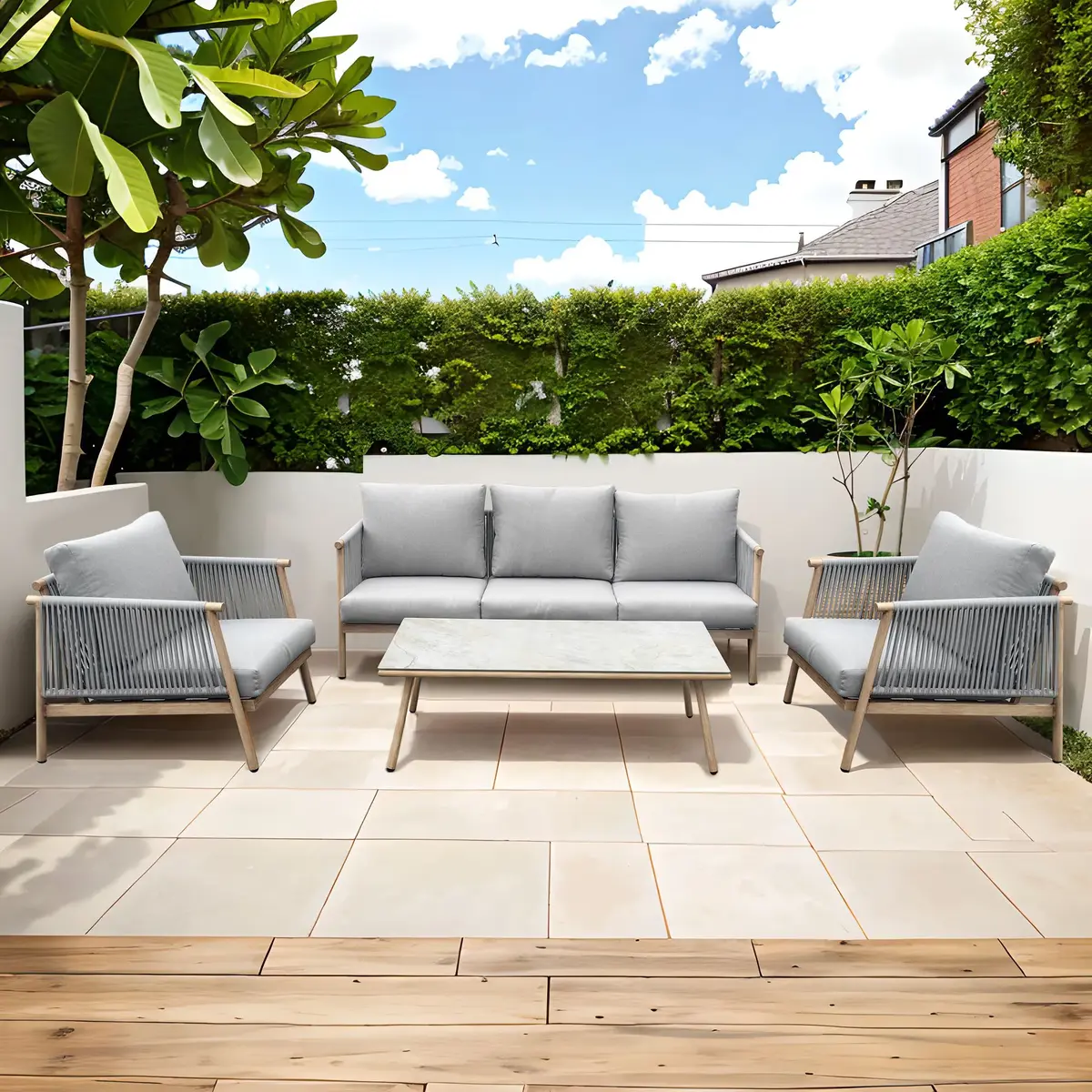 Meble ogrodowe z aluminium BLAND.webp