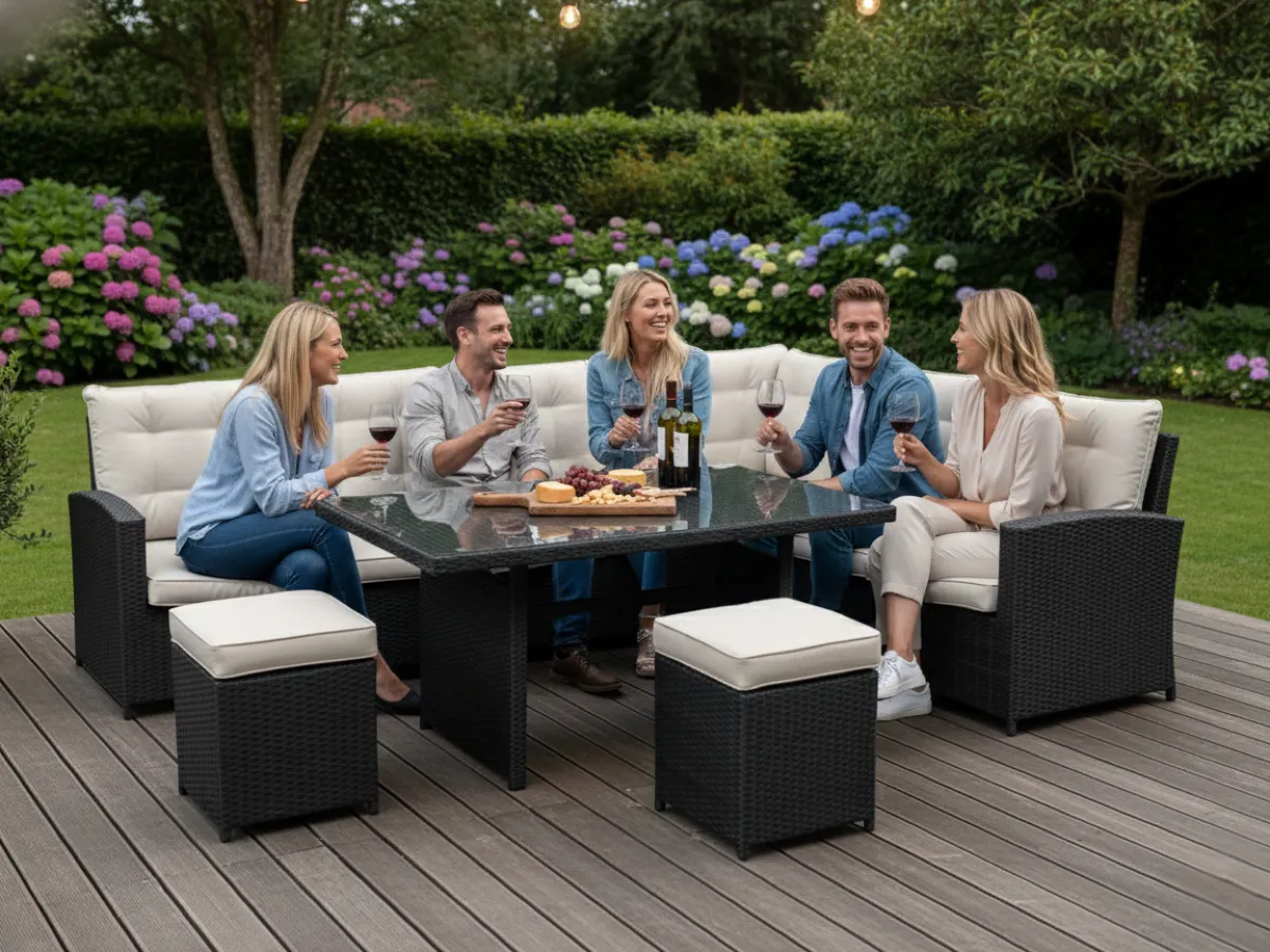 Zestaw wypoczynkowy z technorattanu bosco czarny.webp